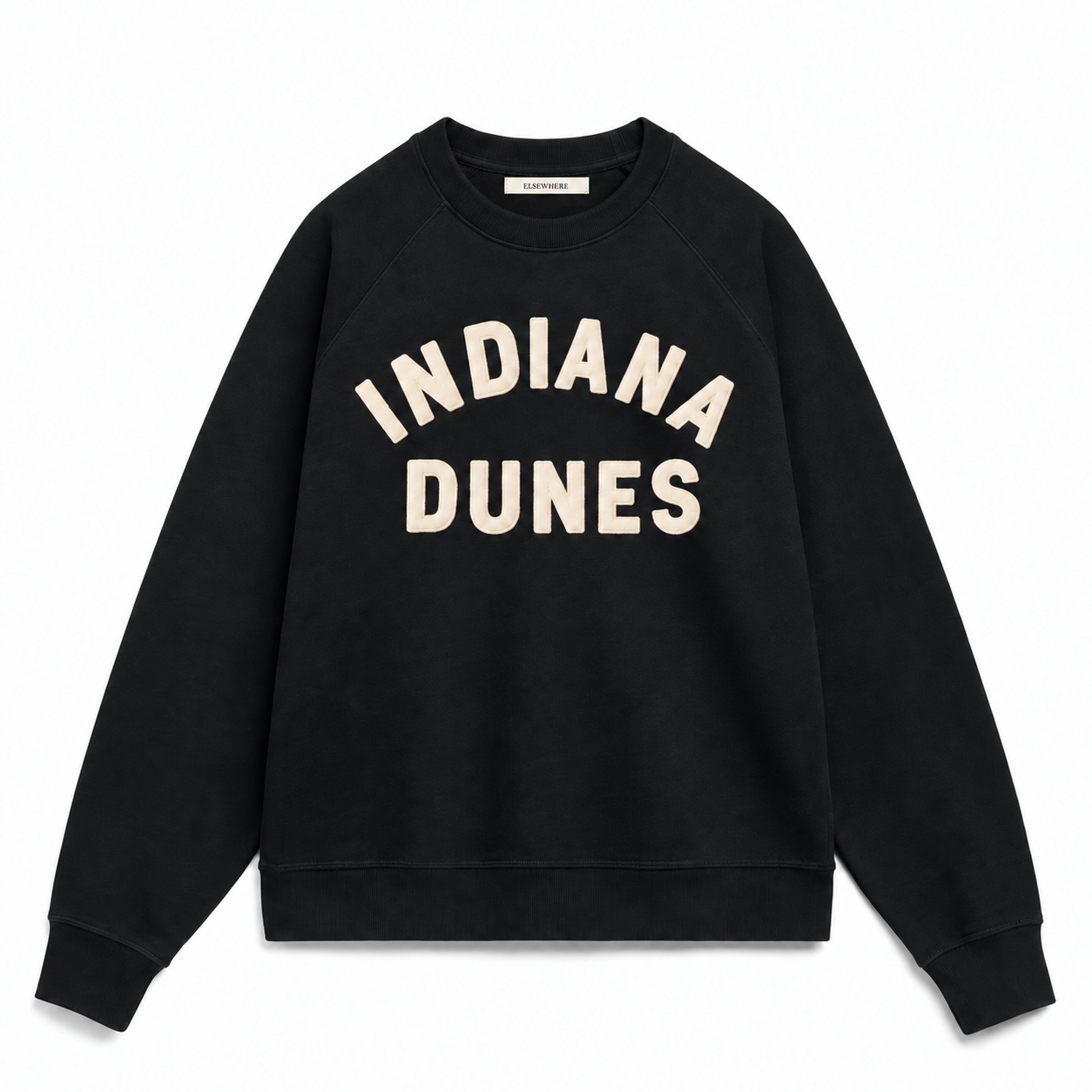 Indiana Dunes —  Felt Appliqué Crewneck