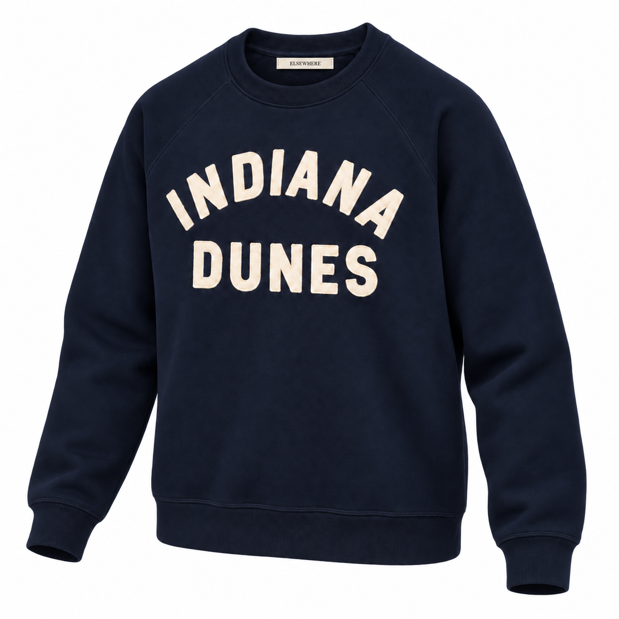 Indiana Dunes —  Felt Appliqué Crewneck