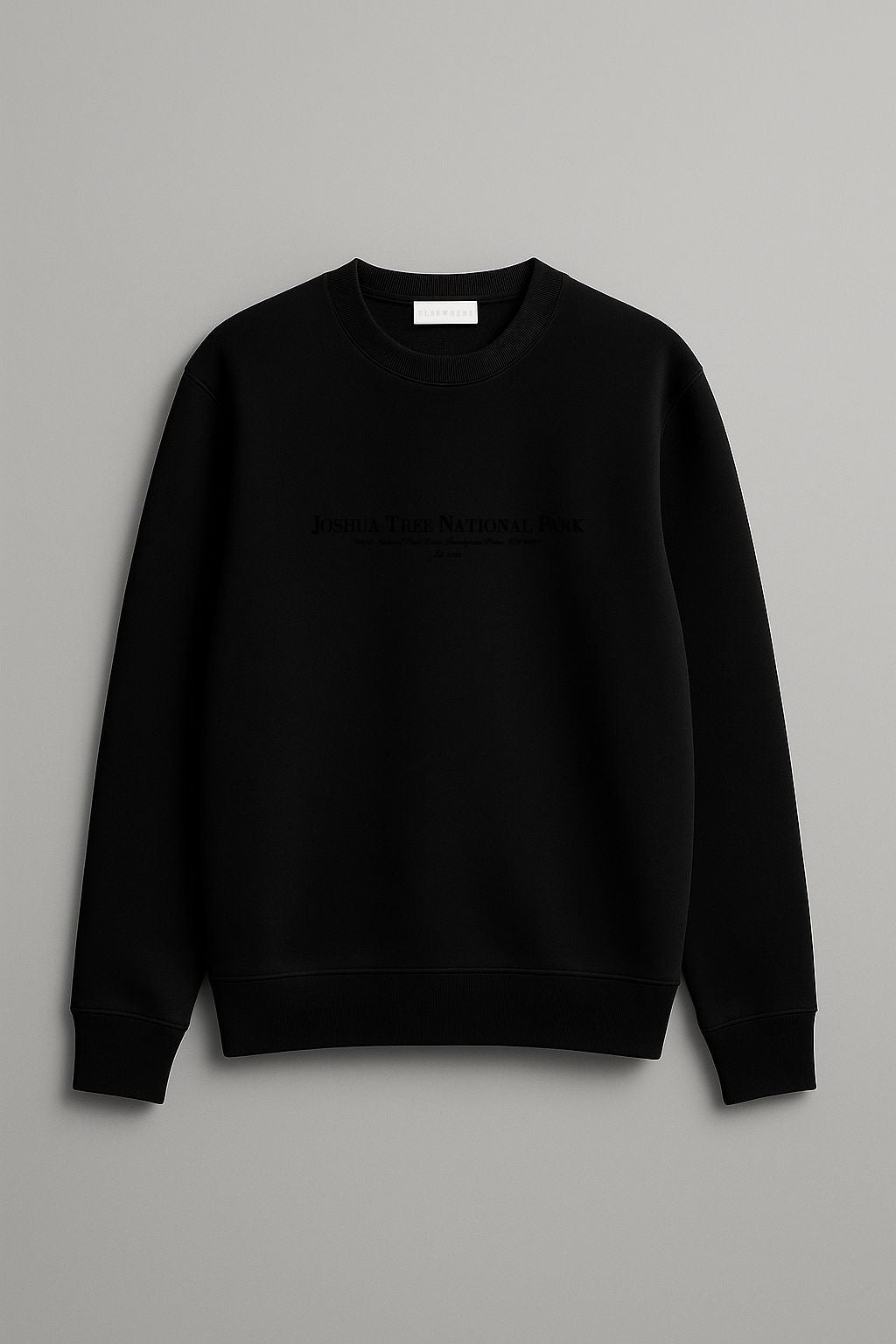 Joshua Tree — Black-on-Black Crewneck